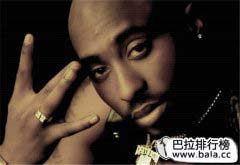 盤點世界排名前十rapper，2Pac排名第一